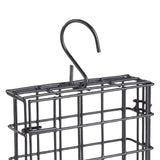 Maxbell Iron Hanging Bird Feeder Suet Cakes Feeder Accessories for Birds Portable Style B