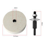Maxbell Portable Grinding Wheel Extension Shaft Hand Tools for Grinder Metal Working white