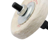 Maxbell Portable Grinding Wheel Extension Shaft Hand Tools for Grinder Metal Working white fabric