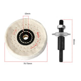 Maxbell Portable Grinding Wheel Extension Shaft Hand Tools for Grinder Metal Working white fabric