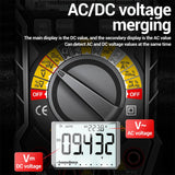 Maxbell Multi Tester Detector Multipurpose Voltmeter for Automotive Battery Test Black