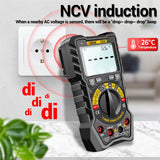 Maxbell Multi Tester Detector Multipurpose Voltmeter for Automotive Battery Test Black