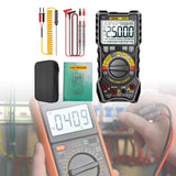 Maxbell Multi Tester Detector Multipurpose Voltmeter for Automotive Battery Test Black