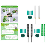 Maxbell 2 Pieces lichen Poles lichen Column Pole lichen Sticks for Balcony Indoor Growing White
