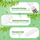 Maxbell 2 Pieces lichen Poles lichen Column Pole lichen Sticks for Balcony Indoor Growing White