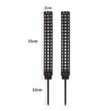 Maxbell 2 Pieces lichen Poles lichen Column Pole lichen Sticks for Balcony Indoor Growing Black