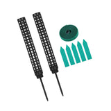 Maxbell 2 Pieces lichen Poles lichen Column Pole lichen Sticks for Balcony Indoor Growing Black