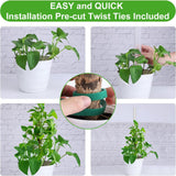 Maxbell 2 Pieces lichen Poles lichen Column Pole lichen Sticks for Balcony Indoor Growing Black
