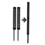 Maxbell 2 Pieces lichen Poles lichen Column Pole lichen Sticks for Balcony Indoor Growing Black