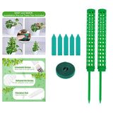 Maxbell 2 Pieces lichen Poles lichen Column Pole lichen Sticks for Balcony Indoor Growing Green