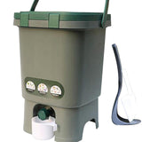 Maxbell Compost Bin Portable with Lid Large Capacity for Orchard Backyard Household