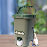 Maxbell Compost Bin Portable with Lid Large Capacity for Orchard Backyard Household