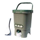 Maxbell Compost Bin Portable with Lid Large Capacity for Orchard Backyard Household