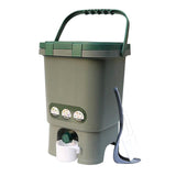 Maxbell Compost Bin Portable with Lid Large Capacity for Orchard Backyard Household