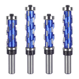 Maxbell Carbide Spiral Double Bearing Router Bit for Particle Board Plywood Laminate 12x19x45mm