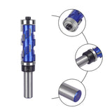 Maxbell Carbide Spiral Double Bearing Router Bit for Particle Board Plywood Laminate 12x19x45mm