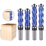 Maxbell Carbide Spiral Double Bearing Router Bit for Particle Board Plywood Laminate 12x19x45mm