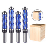 Maxbell Carbide Spiral Double Bearing Router Bit for Particle Board Plywood Laminate 12x19x45mm