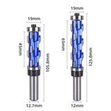 Maxbell Carbide Spiral Double Bearing Router Bit for Particle Board Plywood Laminate 12x19x45mm