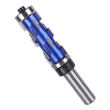 Maxbell Carbide Spiral Double Bearing Router Bit for Particle Board Plywood Laminate 12x19x45mm