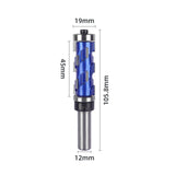 Maxbell Carbide Spiral Double Bearing Router Bit for Particle Board Plywood Laminate 12x19x45mm