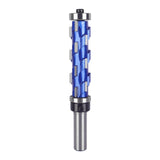 Maxbell Carbide Spiral Double Bearing Router Bit for Particle Board Plywood Laminate 12x19x65mm