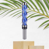 Maxbell Carbide Spiral Double Bearing Router Bit for Particle Board Plywood Laminate 12x19x65mm