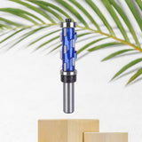 Maxbell Carbide Spiral Double Bearing Router Bit for Particle Board Plywood Laminate 19x45mm