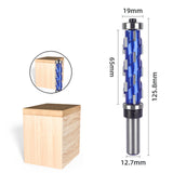 Maxbell Carbide Spiral Double Bearing Router Bit for Particle Board Plywood Laminate 19x65mm
