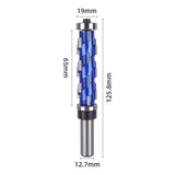 Maxbell Carbide Spiral Double Bearing Router Bit for Particle Board Plywood Laminate 19x65mm
