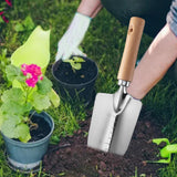 Maxbell Multifunctional Gardening Tool Manual Hand Weeding Removal for Courtyard Wide Shovel