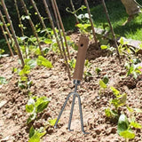 Maxbell Multifunctional Gardening Tool Manual Hand Weeding Removal for Courtyard Rake