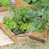 Maxbell Multifunctional Gardening Tool Manual Hand Weeding Removal for Courtyard Rake