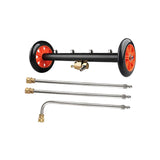 Maxbell Dual Purpose Undercarriage Water Broom Multifunctional for Sidewalks Decks