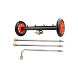 Maxbell Dual Purpose Undercarriage Water Broom Multifunctional for Sidewalks Decks