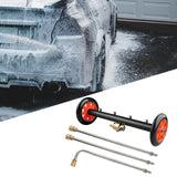 Maxbell Dual Purpose Undercarriage Water Broom Multifunctional for Sidewalks Decks