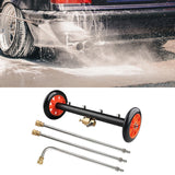 Maxbell Dual Purpose Undercarriage Water Broom Multifunctional for Sidewalks Decks