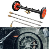 Maxbell Dual Purpose Undercarriage Water Broom Multifunctional for Sidewalks Decks