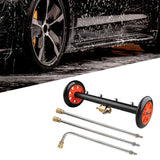 Maxbell Dual Purpose Undercarriage Water Broom Multifunctional for Sidewalks Decks