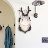 Maxbell Rabbit Wall Decor Antlers Art Crafts for Living Room Cabinet Decorative
