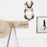 Maxbell Rabbit Wall Decor Antlers Art Crafts for Living Room Cabinet Decorative