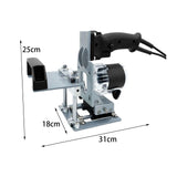 Maxbell Alloy Woodworking Slotting Locator Power Tools Parts for Furniture Splicing