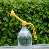Maxbell Heavy Duty Watering Artifact Bottle Spray Adjustable for Patio Washing Cars yellow