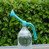 Maxbell Heavy Duty Watering Artifact Bottle Spray Adjustable for Patio Washing Cars blue