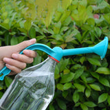 Maxbell Heavy Duty Watering Artifact Bottle Spray Adjustable for Patio Washing Cars blue