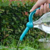 Maxbell Heavy Duty Watering Artifact Bottle Spray Adjustable for Patio Washing Cars blue