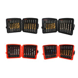 Maxbell Thread Tap drill bit Set Hardware Accessary for Carving Deburring Tapping 13pcs SAE White