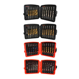 Maxbell Thread Tap drill bit Set Hardware Accessary for Carving Deburring Tapping 13pcs SAE White