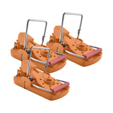 Maxbell 3 Pieces Mouse Traps Mice Traps Mouse Catcher for House Garden Outdoors Orange