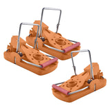 Maxbell 3 Pieces Mouse Traps Mice Traps Mouse Catcher for House Garden Outdoors Orange